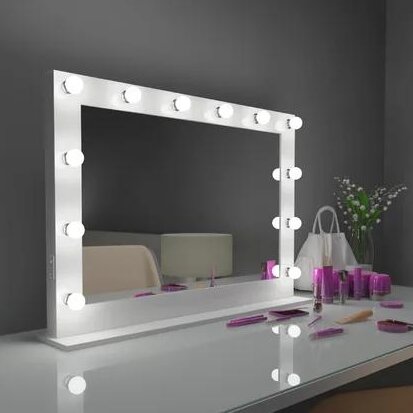 Wallmount Hollywood Mirror Lights Led Beauty Tabletop 0