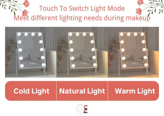 Desktop Illuminated Hollywood Mirrors Vanity Lights USB Dimmer Lamp 7