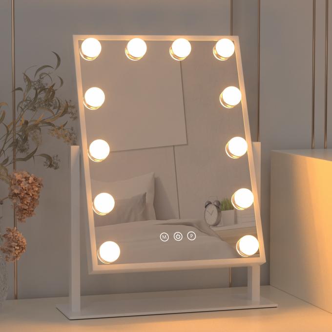 Desktop Illuminated Hollywood Mirrors Vanity Lights USB Dimmer Lamp 12