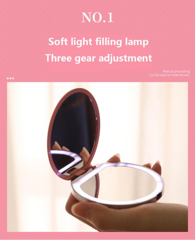 Travel-Friendly Led Makeup Vanity With Light Pocket Up Ideal For Everyday And Travel 2