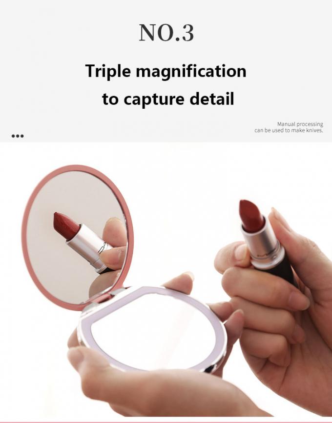 Travel-Friendly Led Makeup Vanity With Light Pocket Up Ideal For Everyday And Travel 4