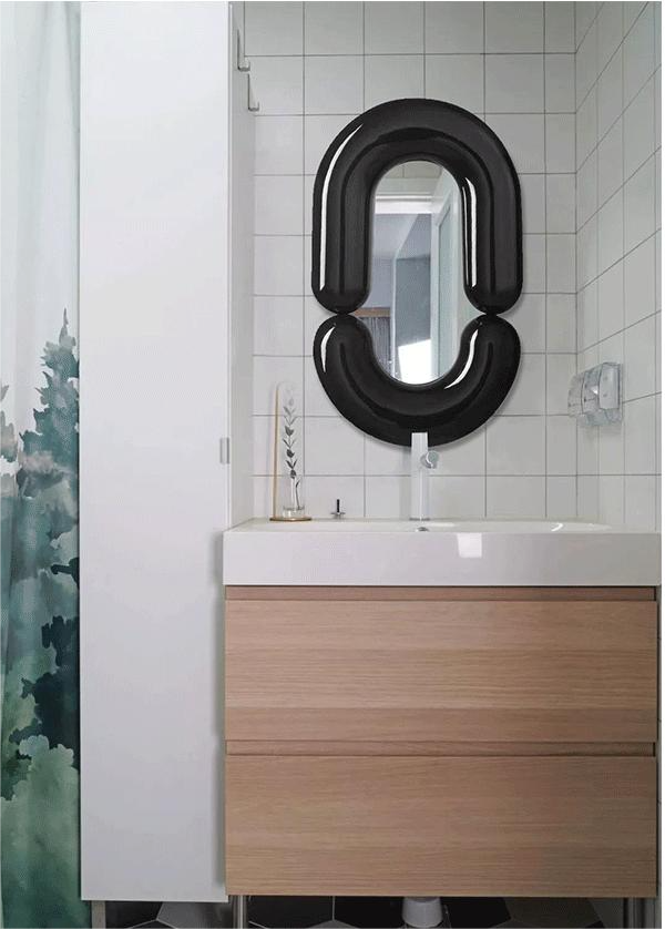 Oval Bathroom Led Wall Full Length Mirror Hanging Vanity Tall Mirror 5