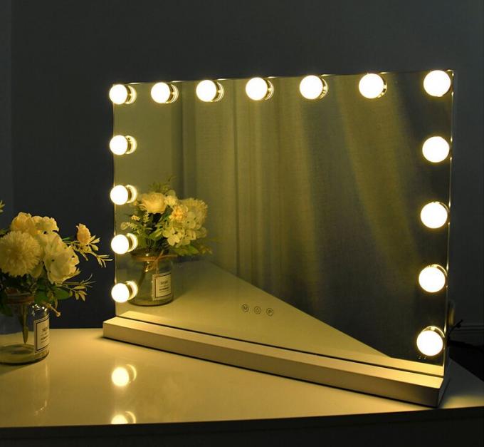 Large Hollywood Mirror And Lights 50x Magnifying For Home Makeup 18