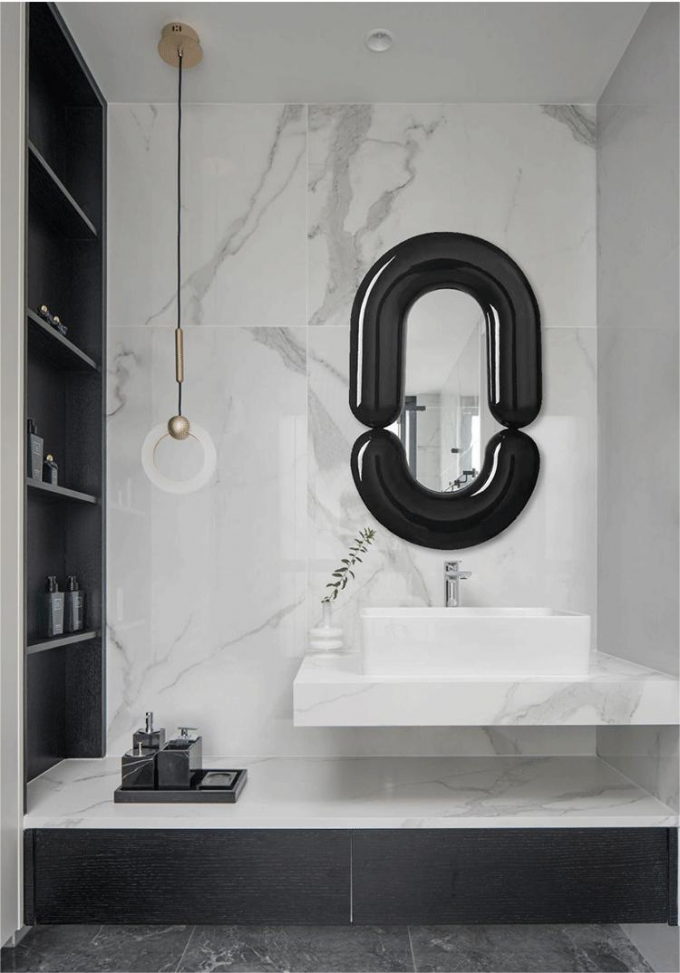 Oval Bathroom Led Wall Full Length Mirror Hanging Vanity Tall Mirror 7