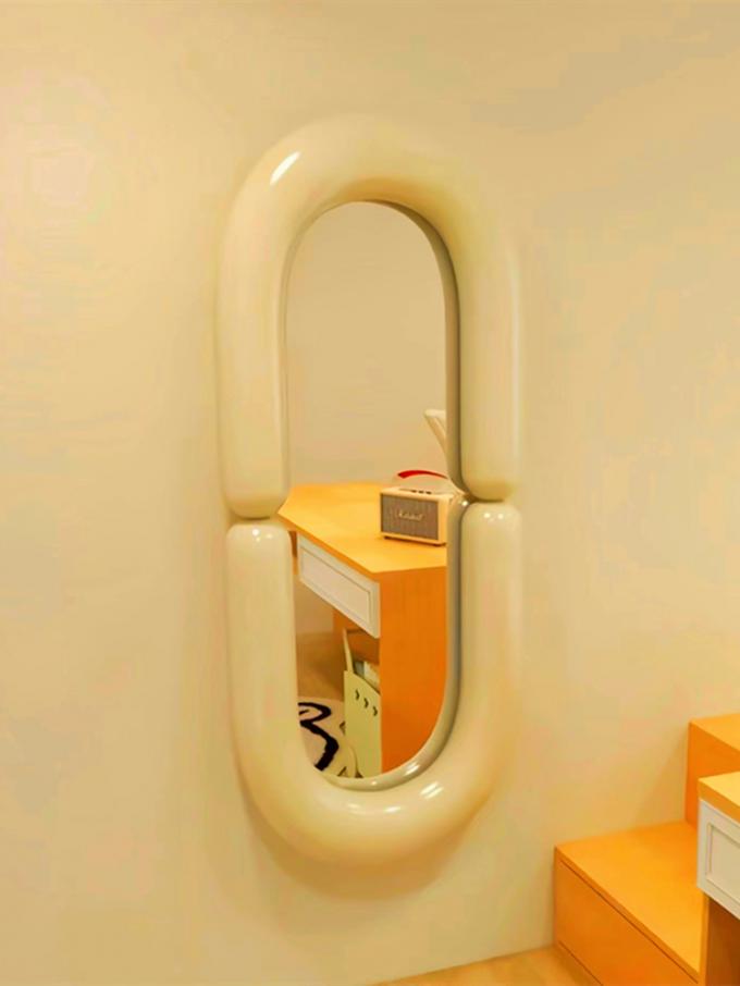 Oval Bathroom Led Wall Full Length Mirror Hanging Vanity Tall Mirror 11