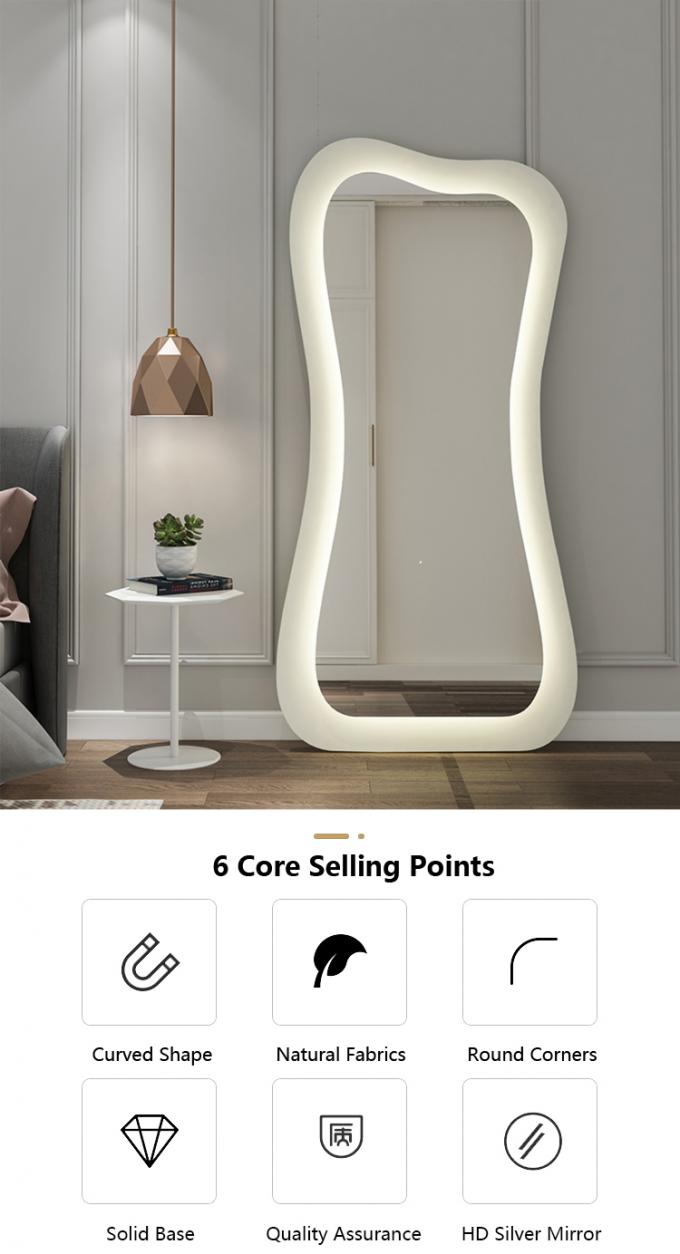 Hollywood Standing Full Length Xl Floor Mirror With Led Light 71x32 0