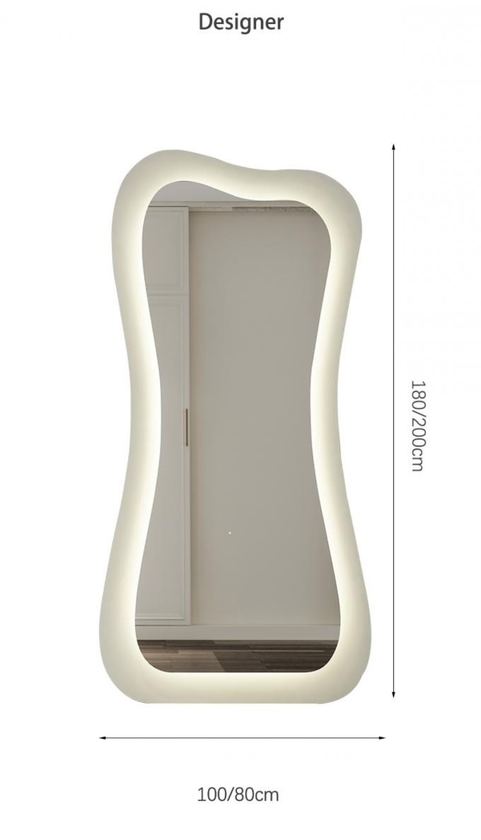 Hollywood Standing Full Length Xl Floor Mirror With Led Light 71x32 8