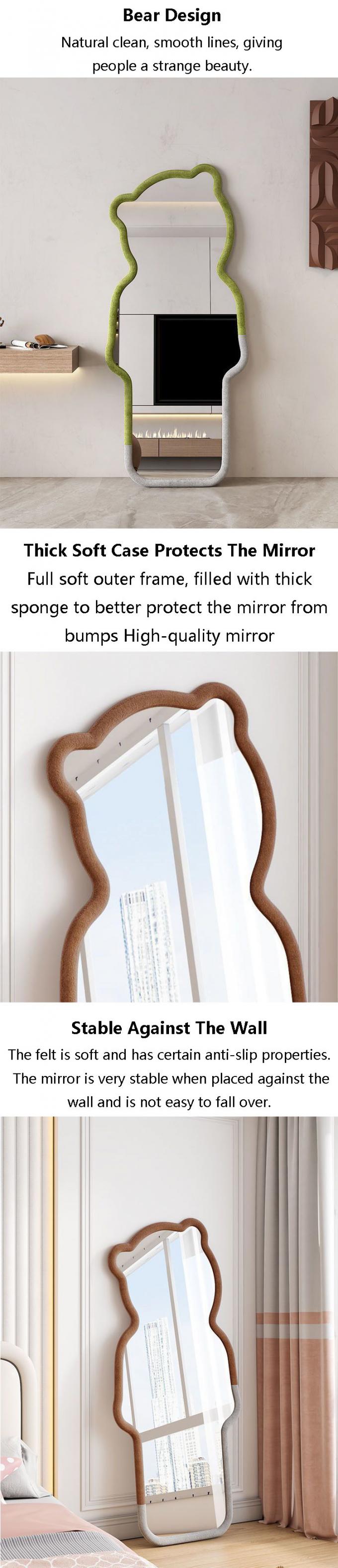 Salon Decorative Full Length Mirror 70 Inch Bedroom Hanging ODM 1