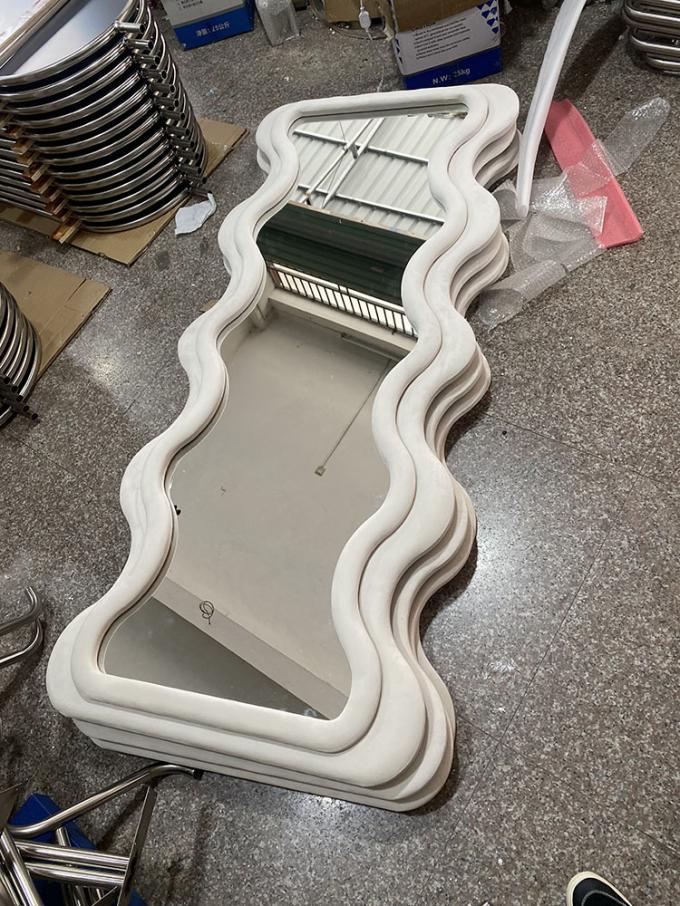 Vertical Large Wavy Floor Length Mirror Full Length 70 Inch 26