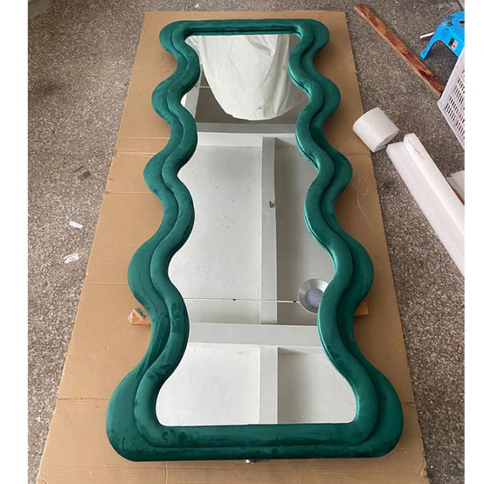 Vertical Large Wavy Floor Length Mirror Full Length 70 Inch 27