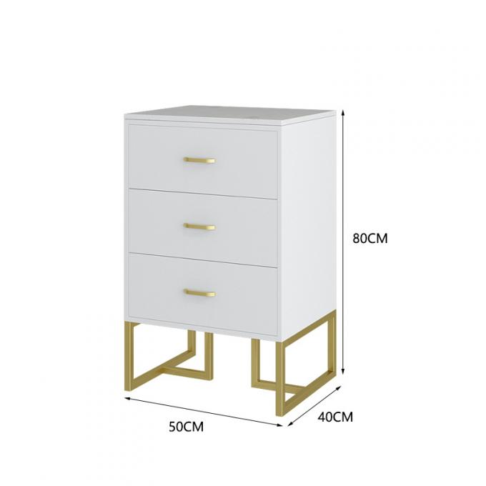 Nordic Standing Hollywood Mirror And Desk Dressing Table With Drawers 8