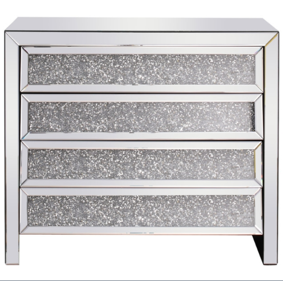 Custom Crystal Mirrored Buffet Modern Design Furniture for a Modern and Sophisticated Home 6