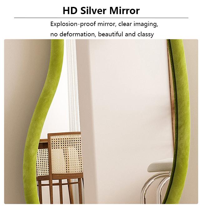 Custom Standing Arched Floor Mirror Full Length 78x108cm 4