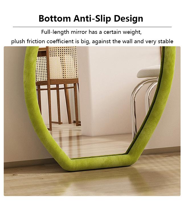 Custom Standing Arched Floor Mirror Full Length 78x108cm 5
