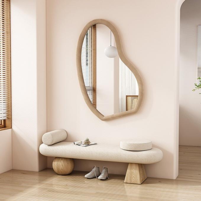 Custom Standing Arched Floor Mirror Full Length 78x108cm 13