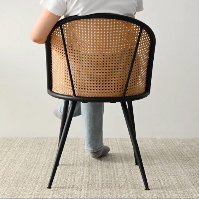 Armless Dining Rattan Wood Table With Wicker Chairs Custom 13