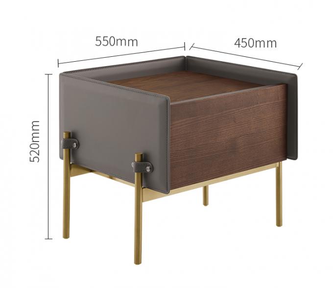 Solid Steel High Leg Nightstand Simple and Modern Storage Cabinet for Mini Bedroom 1