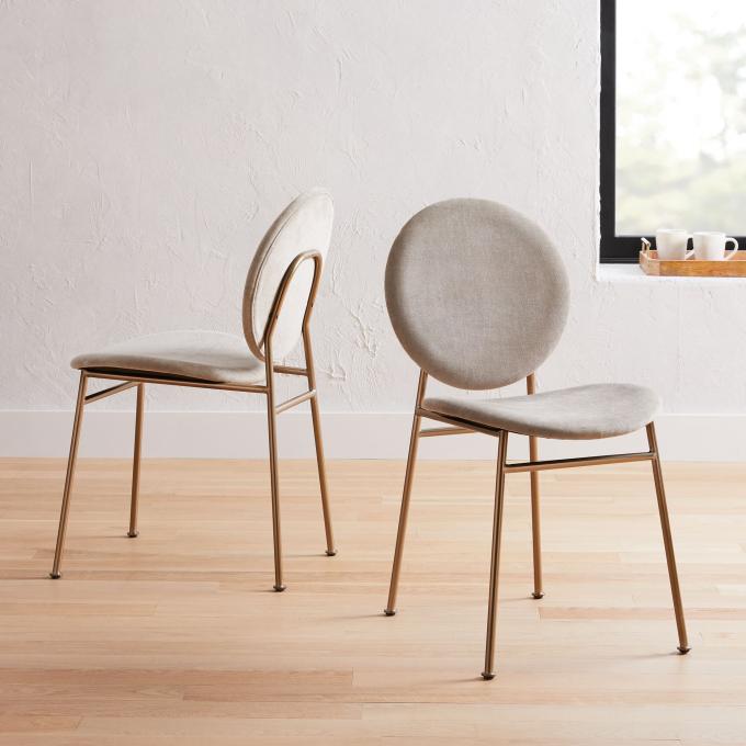 Turquoise Velvet Chairs Dining Round Dinette Sets With Gold Steel Legs 7
