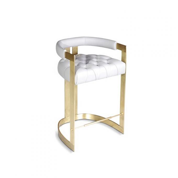 Nordic Style Simple Metal Bar Stool for High Chairs in Kitchen Counter Furniture 10