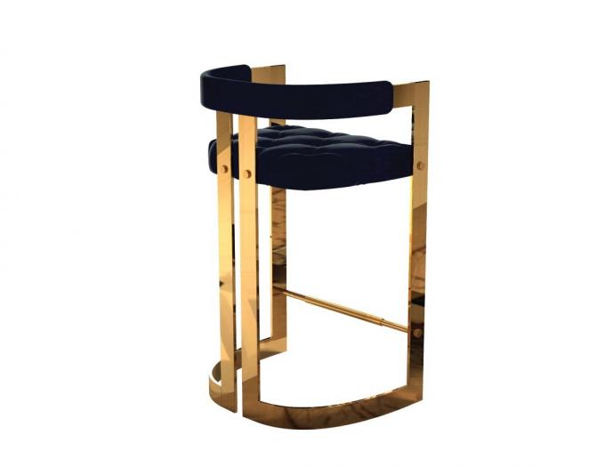 Nordic Style Simple Metal Bar Stool for High Chairs in Kitchen Counter Furniture 12