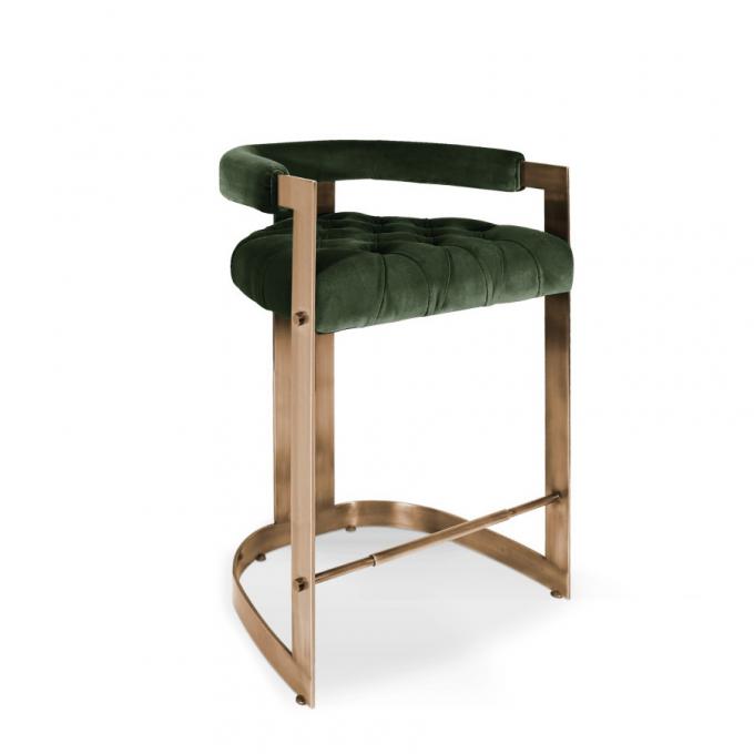 Nordic Style Simple Metal Bar Stool for High Chairs in Kitchen Counter Furniture 16
