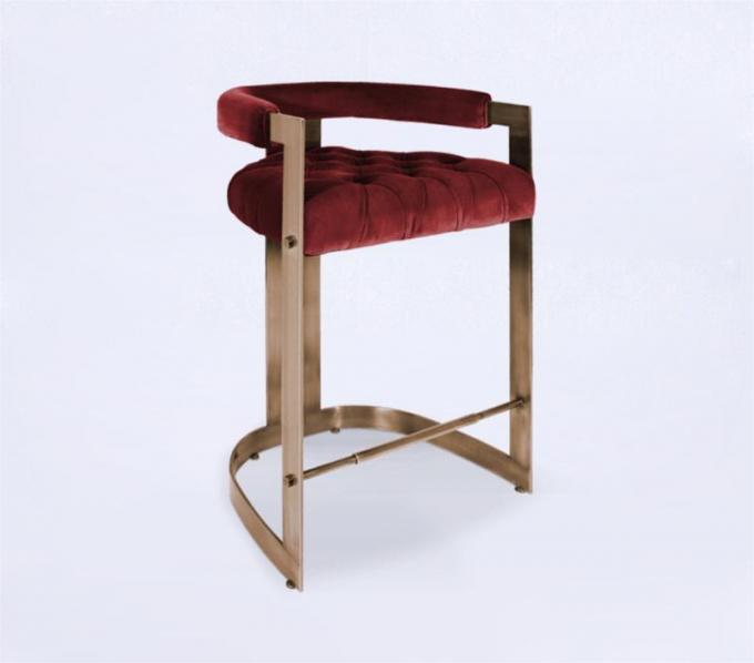 Nordic Style Simple Metal Bar Stool for High Chairs in Kitchen Counter Furniture 17
