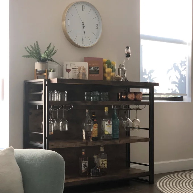 Modern Design Style Cabinet for Wine and Liquor Display in Living Room Organization 6