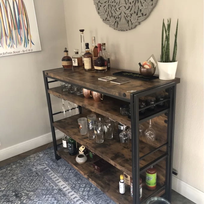Modern Design Style Cabinet for Wine and Liquor Display in Living Room Organization 7