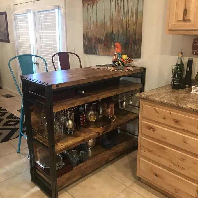 Modern Design Style Cabinet for Wine and Liquor Display in Living Room Organization 9