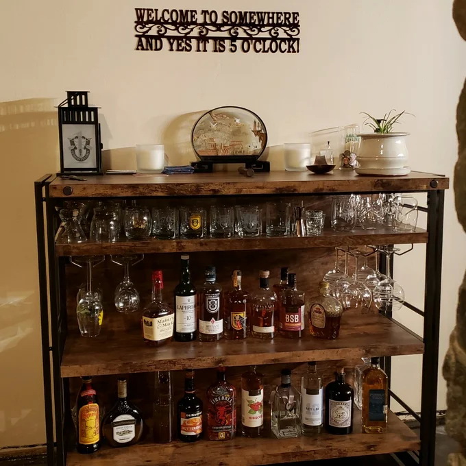 Modern Design Style Cabinet for Wine and Liquor Display in Living Room Organization 10