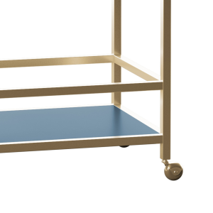 Brass Wine Drink Bar Cart Restaurant Serving Trolley Customized 3