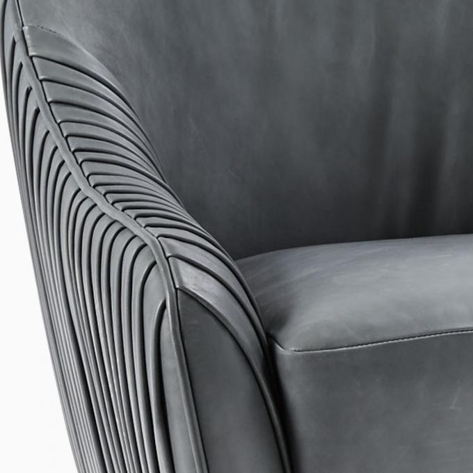 Moderne chaise pivotante de base en métal pour bureau 1