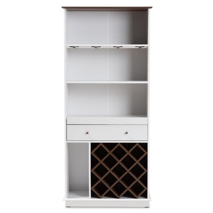 Kitchen Corner Wine Racks Bar Cabinets With Wood And Glass Display Rack 5