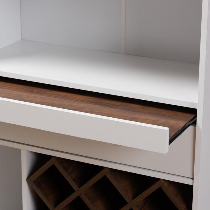 Kitchen Corner Wine Racks Bar Cabinets With Wood And Glass Display Rack 4