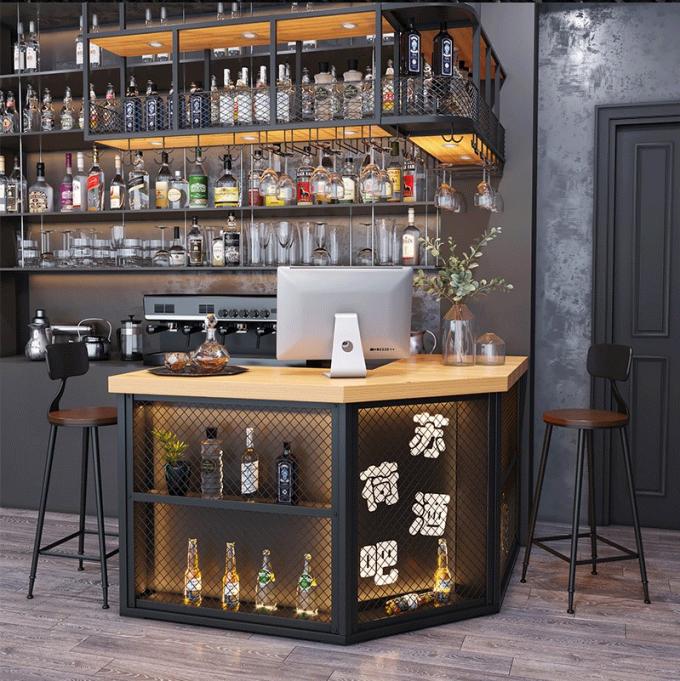 Mini LED Counter Height Nightclub Bar Table Modern Furniture 3