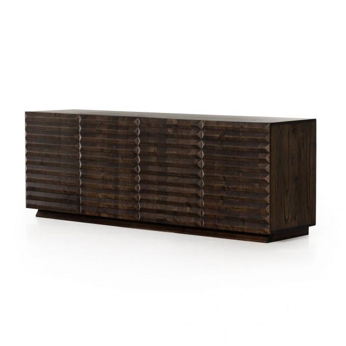 Vintage Solid Wooden Buffet Cabinet Sideboard Storage For Dining 1