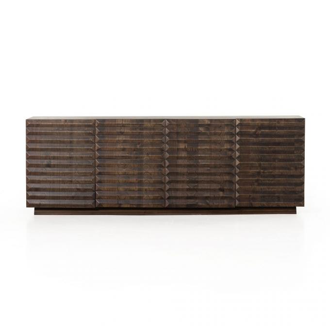 Vintage Solid Wooden Buffet Cabinet Sideboard Storage For Dining 2