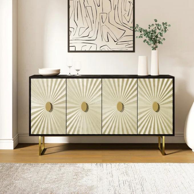 Living Room Wooden TV Cabinet Sideboard Media Console Buffet Display Unit 0