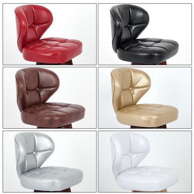 Upgrade Your Bar with This Modern and Elegant PU Stool in Synthetic Leather 0