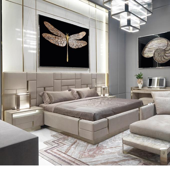 Contemporary Full Size Upholstered Bed Master Bedroom Furniture 1