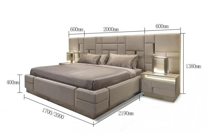 Contemporary Full Size Upholstered Bed Master Bedroom Furniture 4
