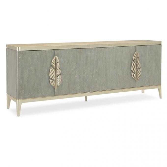 Modern Media Console Buffet Mirrored Living Room Sideboard TV Stand 0