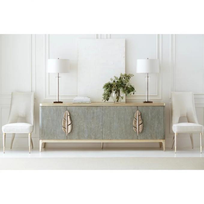 Modern Media Console Buffet Mirrored Living Room Sideboard TV Stand 3
