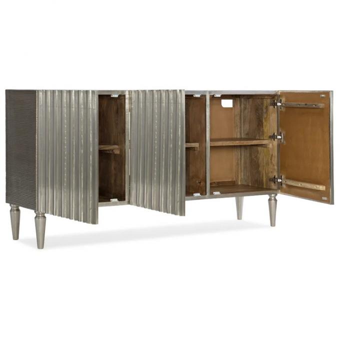 Particleboard Solid Wood Modern Sideboard TV Cabinet Console 2