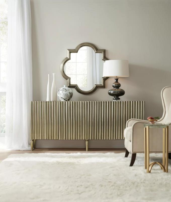 Particleboard Solid Wood Modern Sideboard TV Cabinet Console 3