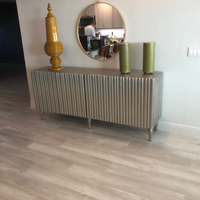 Particleboard Solid Wood Modern Sideboard TV Cabinet Console 6