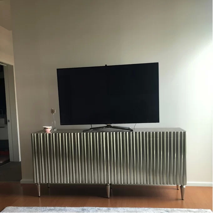 Particleboard Solid Wood Modern Sideboard TV Cabinet Console 8