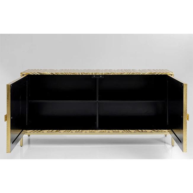 Low Wooden Mirrored Living Room Sideboard TV Stand 6