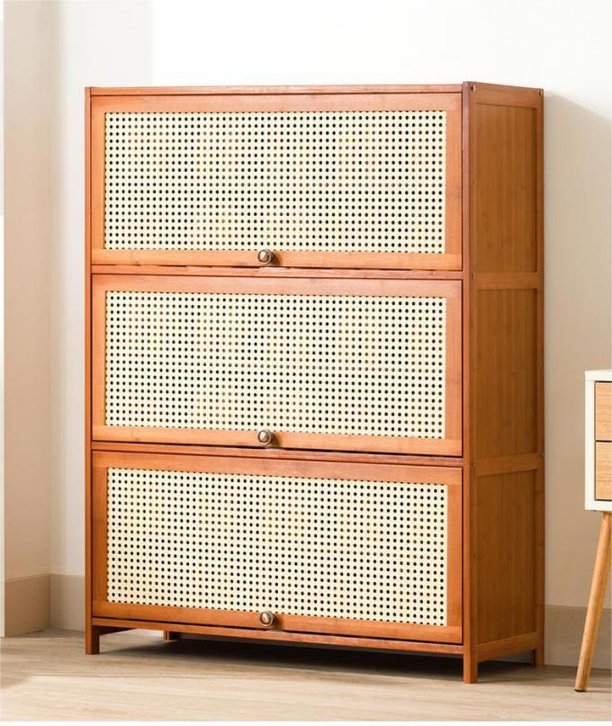 Bamboo 5 Tier Wooden Shoe Rack Storage Organizer Furniture 11