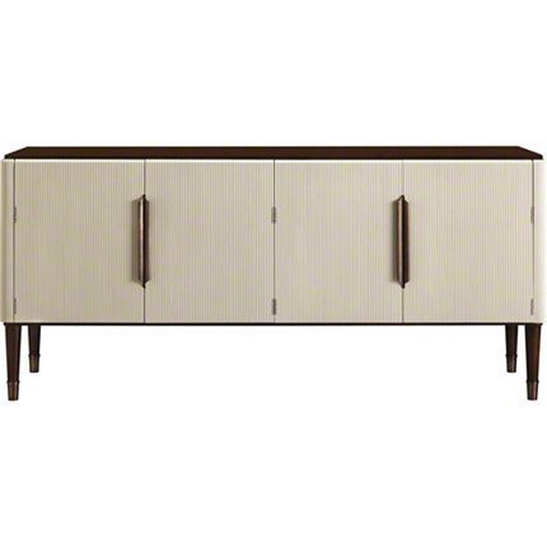 Hotel Low Wood Mirrored Sideboard Unit Entertainment Console Table 1